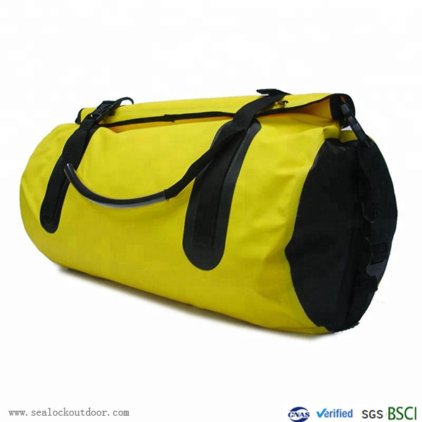 Giallo Impermeabile Duffel Borsa Con PVC500D