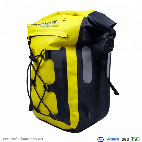 Impermeabile Bicicletta Zaino Con Giallo 25Liter