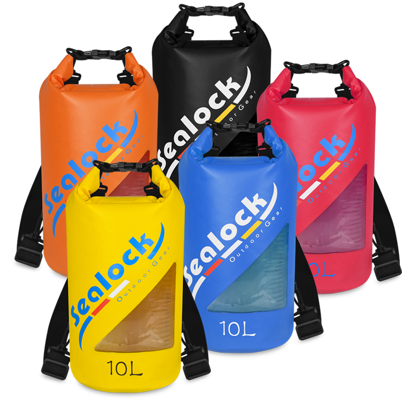 Borsa impermeabile al 100% per nuoto, kayak, canottaggio, campeggio, pesca