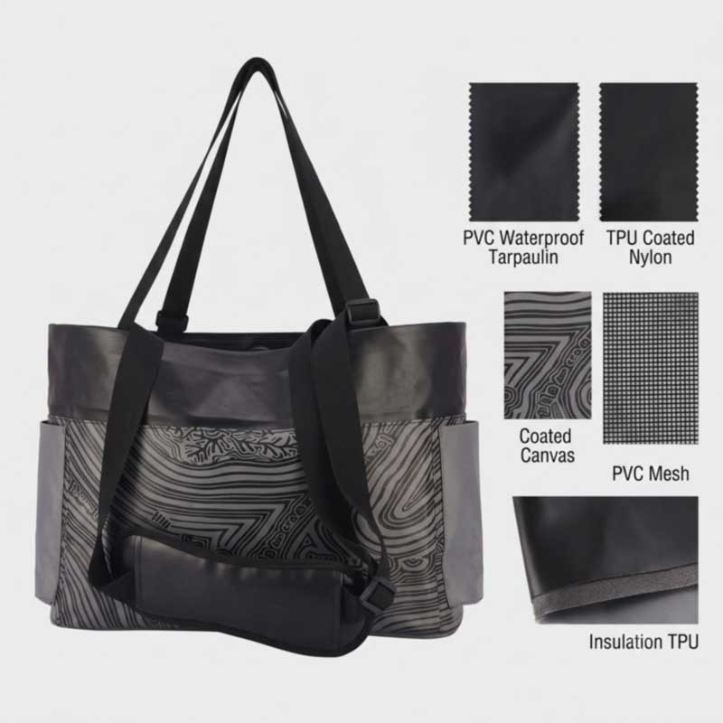 Guida alla selezione dei materiali delle borse tote impermeabili