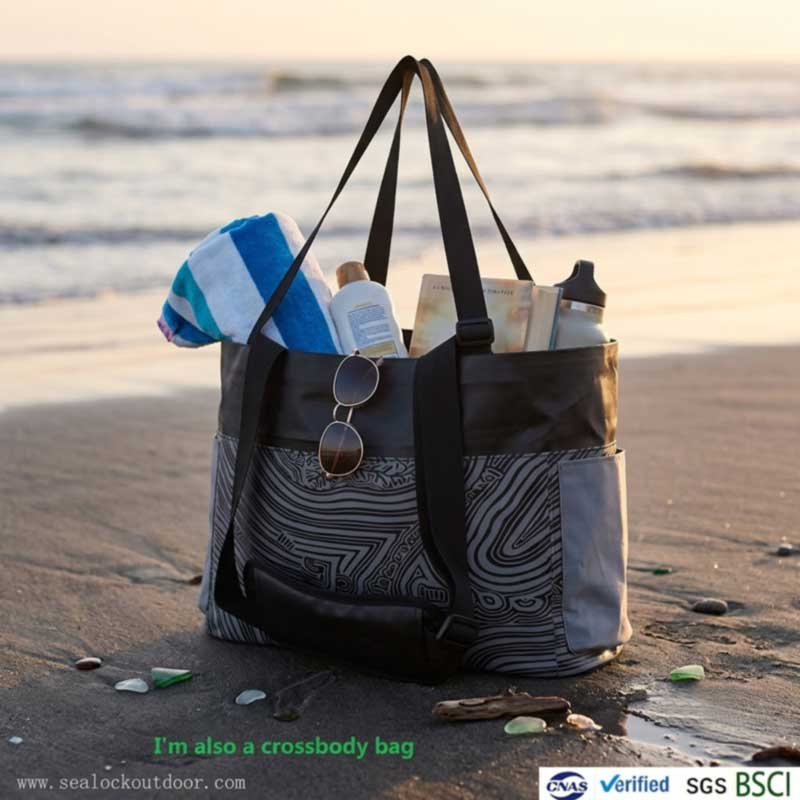Borsa da spiaggia impermeabile personalizzata per etichetta privata