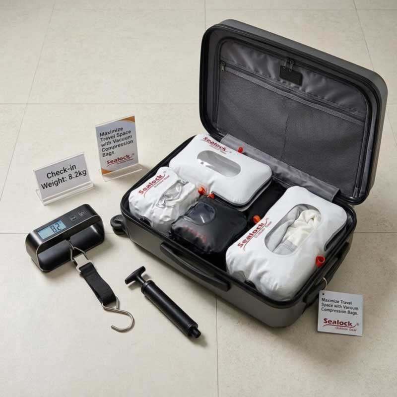 Sacchetti di compressione sottovuoto OEM - Saldati, MOQ 300 | NC e VN