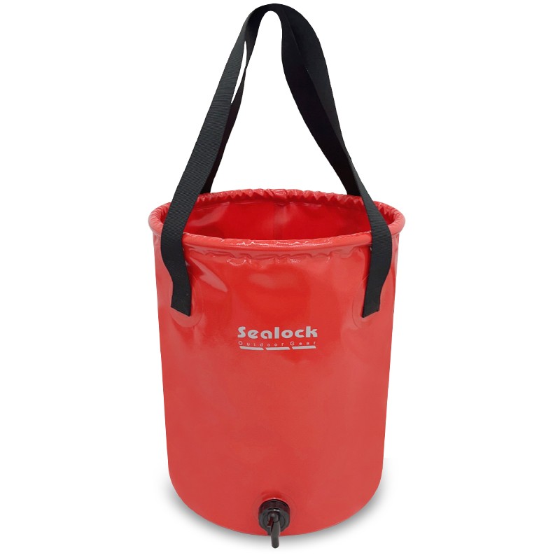 Bucket pieghevole con manico