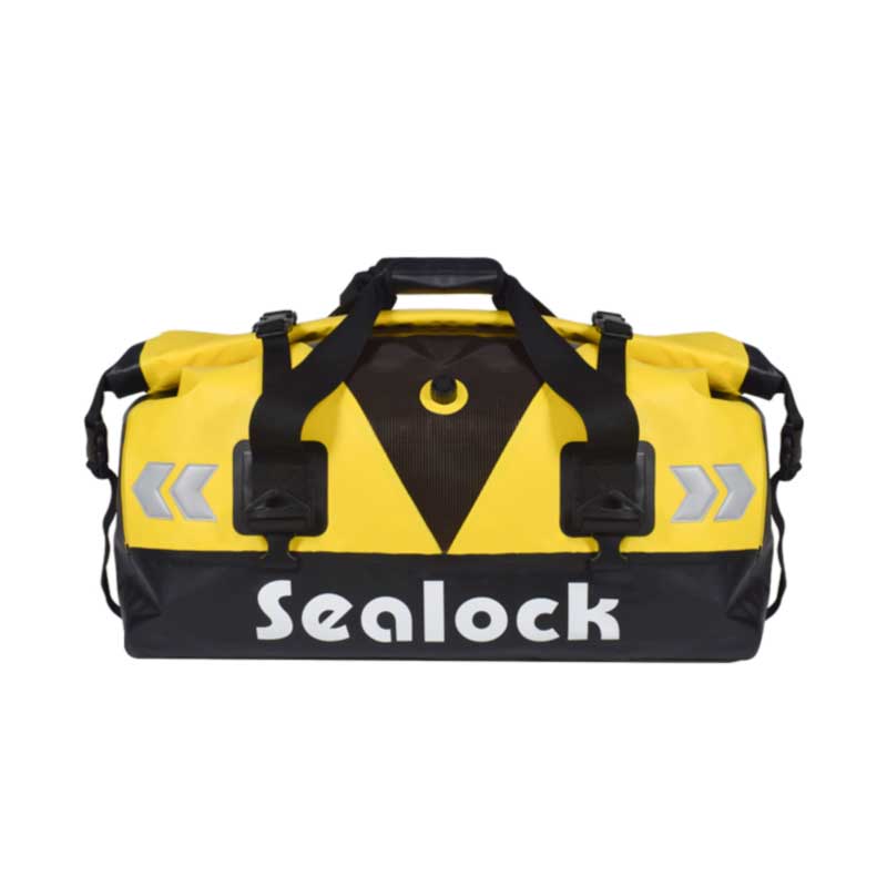 Borsa stagna per moto da 55 litri e 68 litri – Borsone impermeabile roll-top con separazione bagnato-asciutto