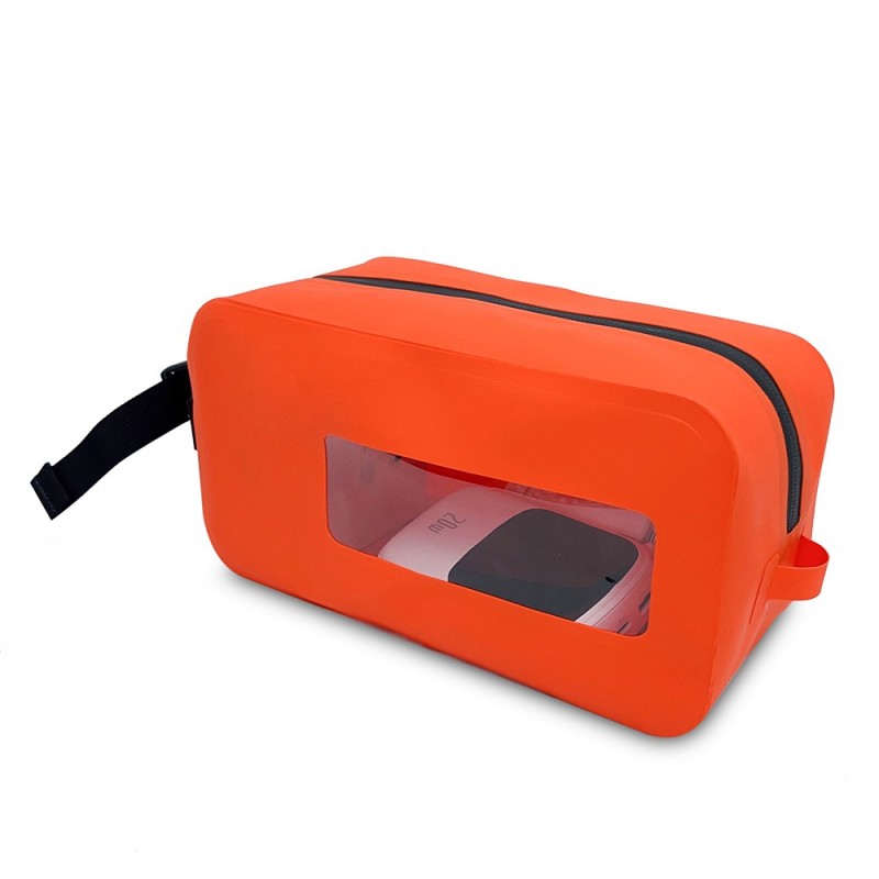 Borsa da toilette impermeabile con finestra